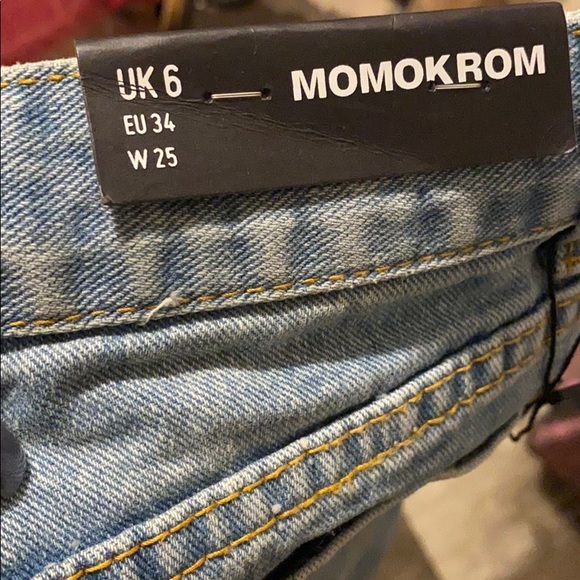 Nasty Gal Momokrom distressed jeans - Picture 6 of 7